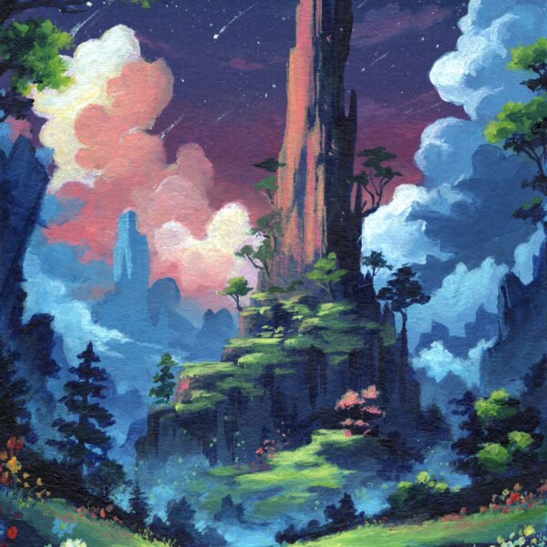 ENCHANTED PILLAR PRINT<br>5×7″</br>