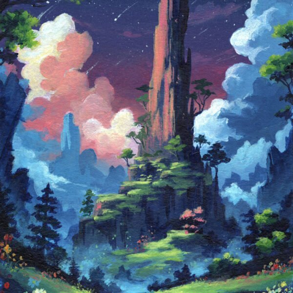 ENCHANTED PILLAR PRINT<br>5×7″</br>