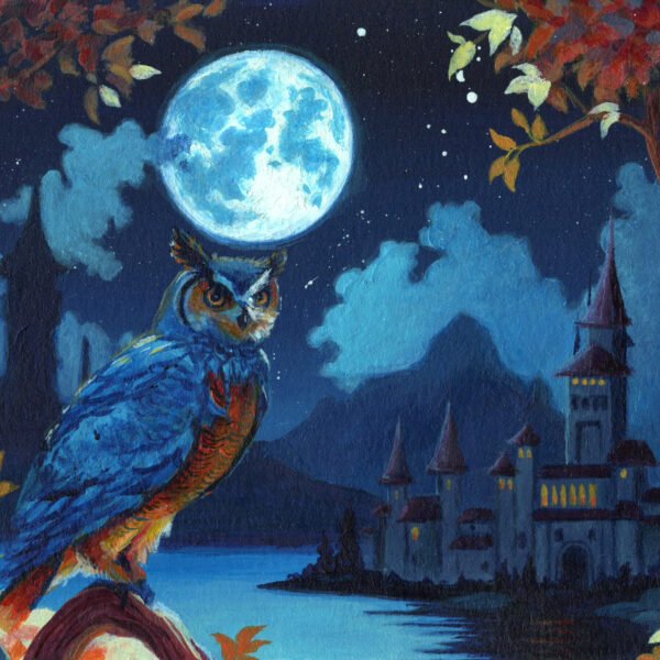 NOCTURNAL SPECTATOR PRINT<br>7x5"</br>