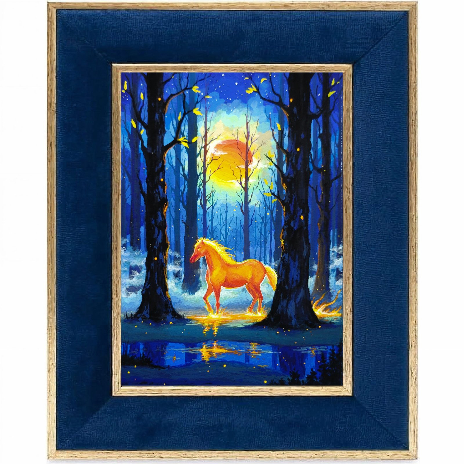 FLAMING COMPANION PRINT<br>5×7″</br> - Image 2