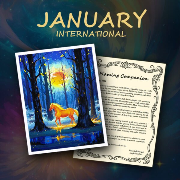 Flaming Companion (January)<br>INTERNATIONAL</br>